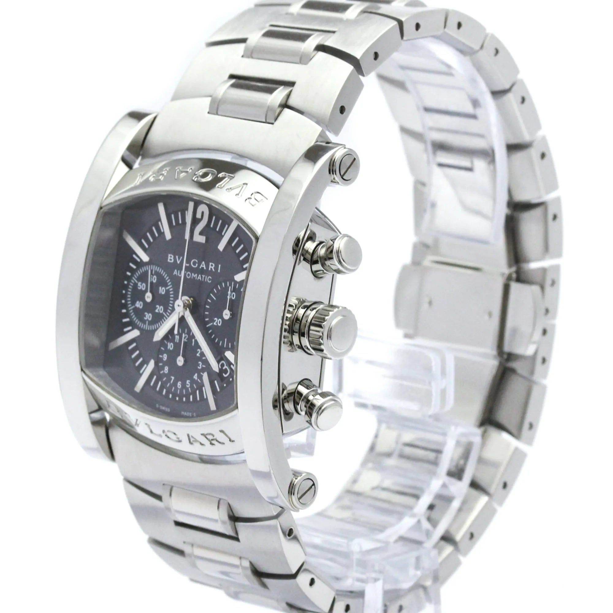 Bvlgari Assioma Chronograph Automatic Stainless Steel Watch (Pre-Owned)