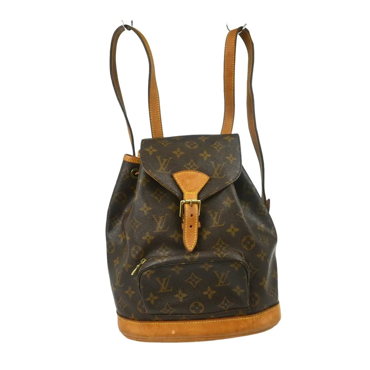 Louis Vuitton Vintage Montsouris Monogram Canvas Brown Canvas Backpack Bag (Pre-Owned)