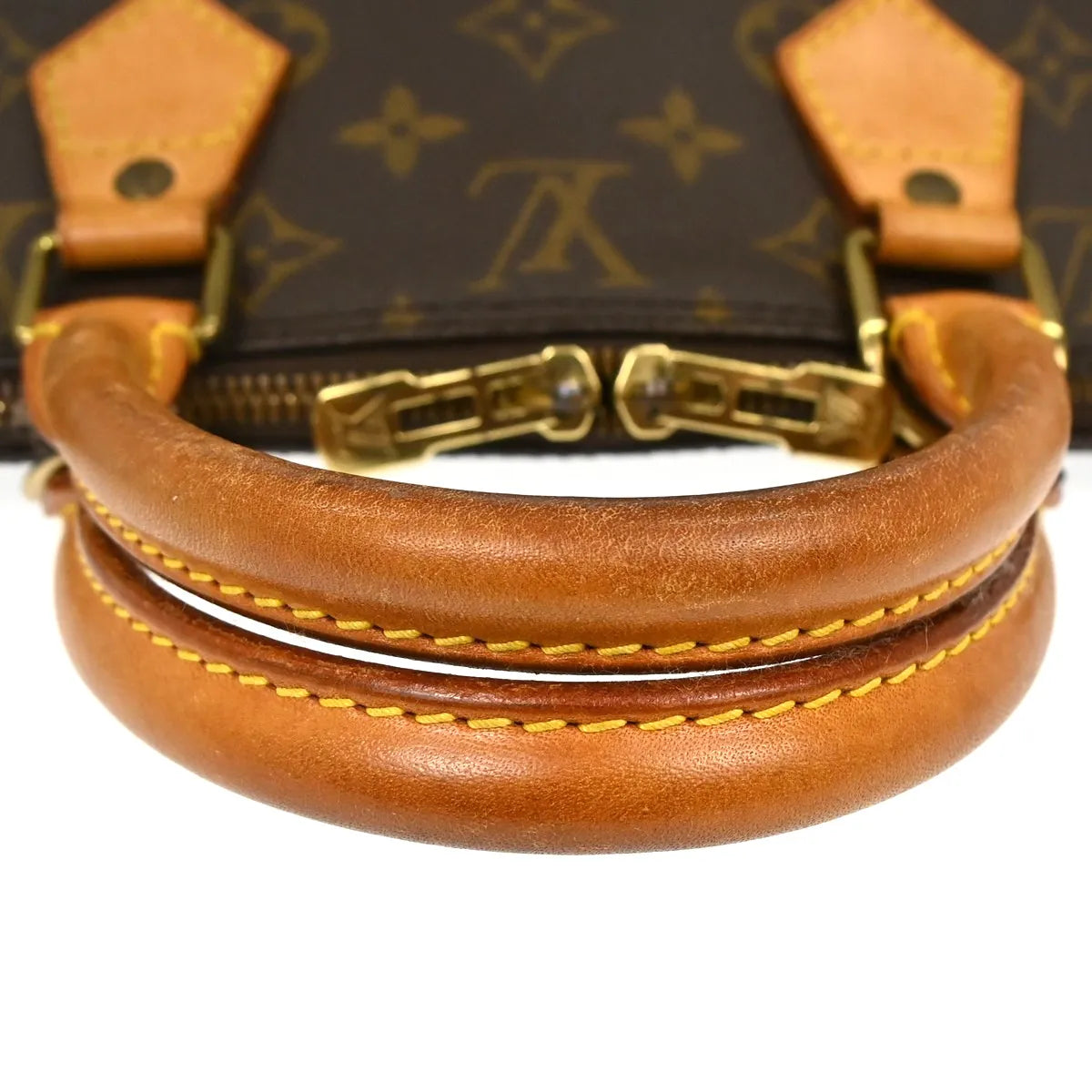 Louis Vuitton Alma Monogram Canvas Brown Canvas Handbag (Pre-Owned)