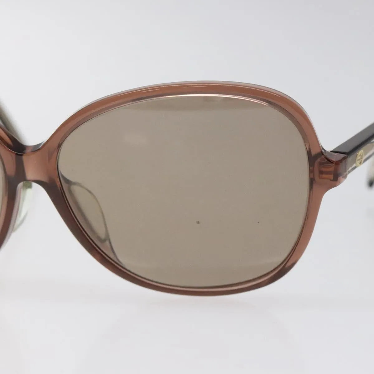 Gucci Eyewear Interlocking G Sunglasses Brown Plastic Sunglasse Accessory (Pre-Owned)