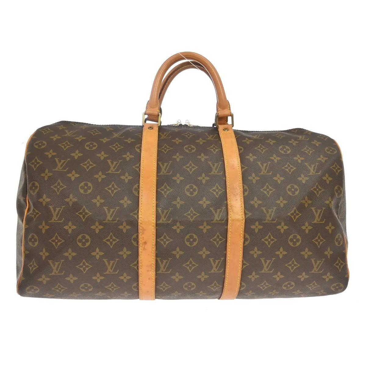 Louis Vuitton Keepall Monogram Canvas Brown Canvas Travel Bag Bag (Pre-Owned)