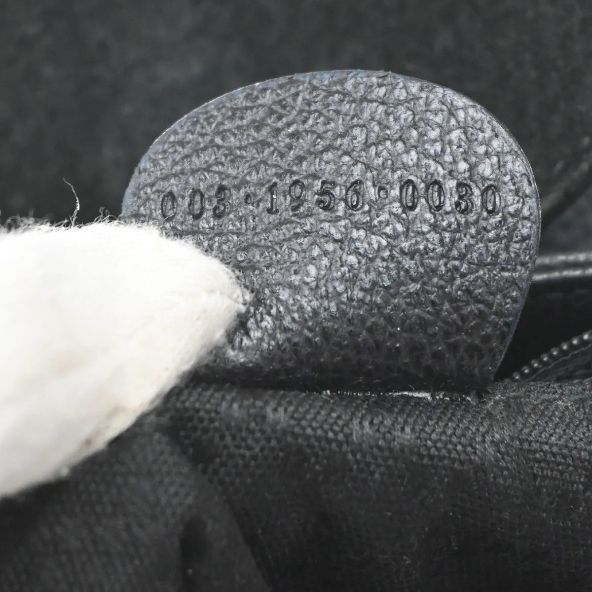 Gucci Vintage Bamboo Suede Black Suede Backpack Bag (Pre-Owned)