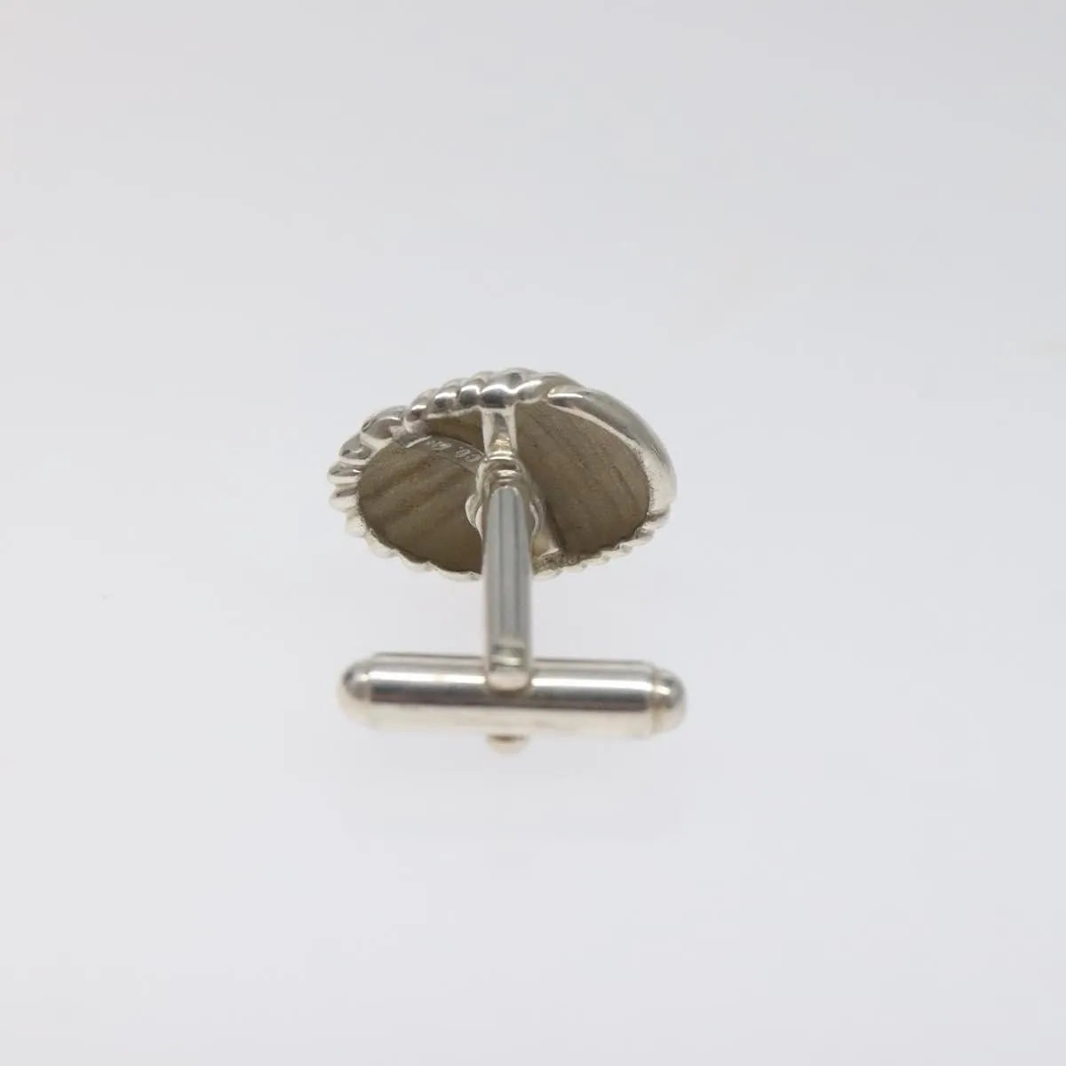 Tiffany & Co. Shell-Style Line Oval Cuffs Silver 925 Silver Silver Jewelry (Pre-Owned)