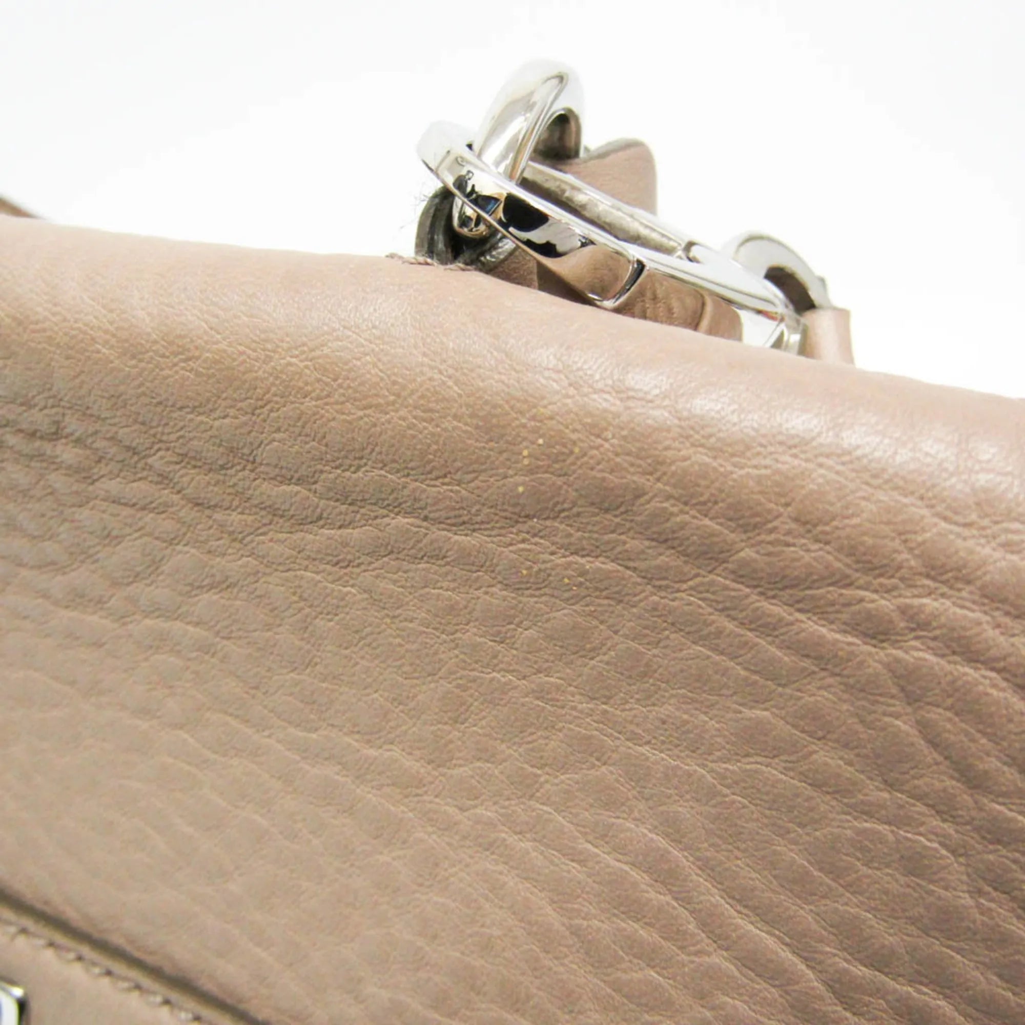 Salvatore Ferragamo Sofia Satchel Leather Pink Leather Handbag (Pre-Owned)