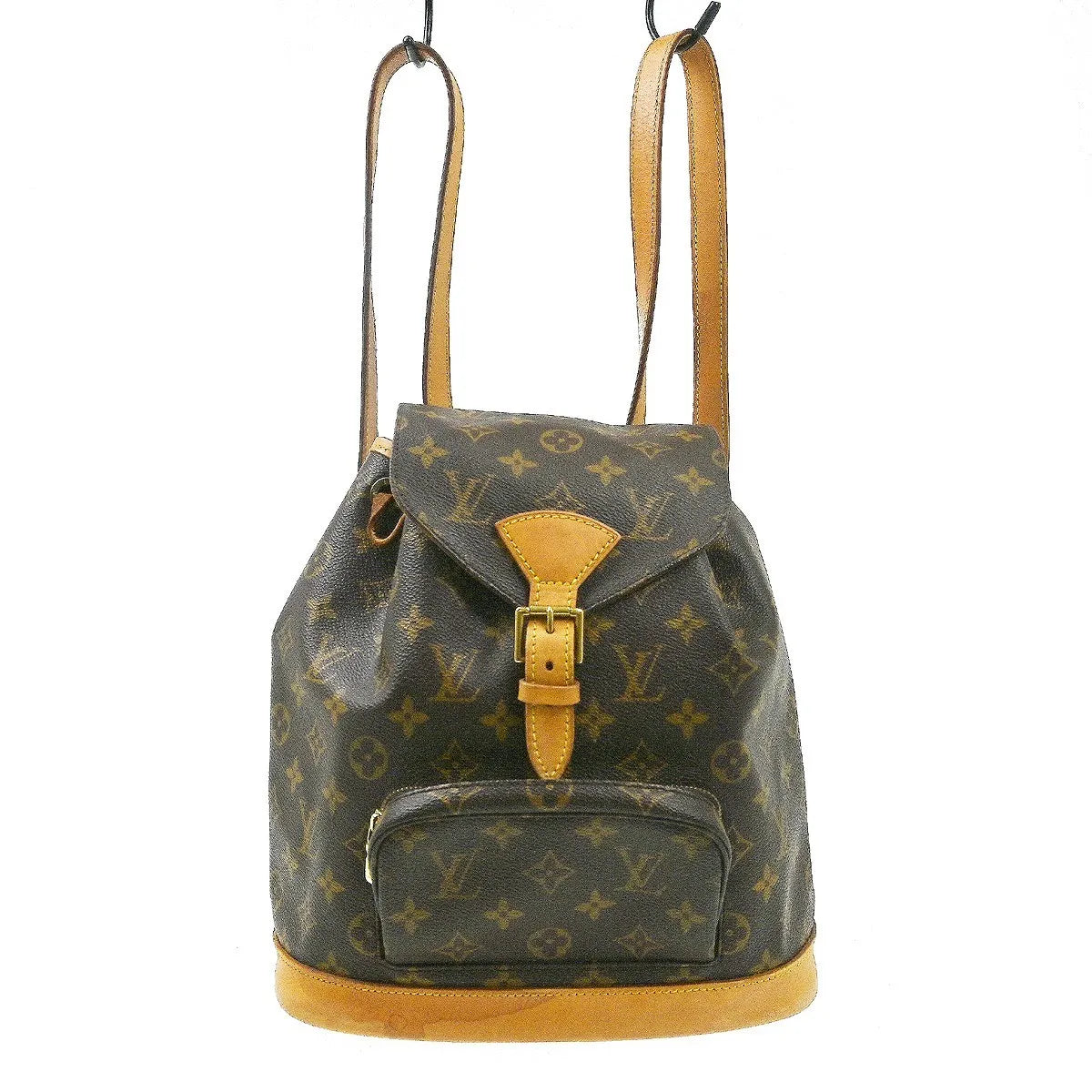 Louis Vuitton Vintage Montsouris Monogram Canvas Brown Canvas Backpack Bag (Pre-Owned)