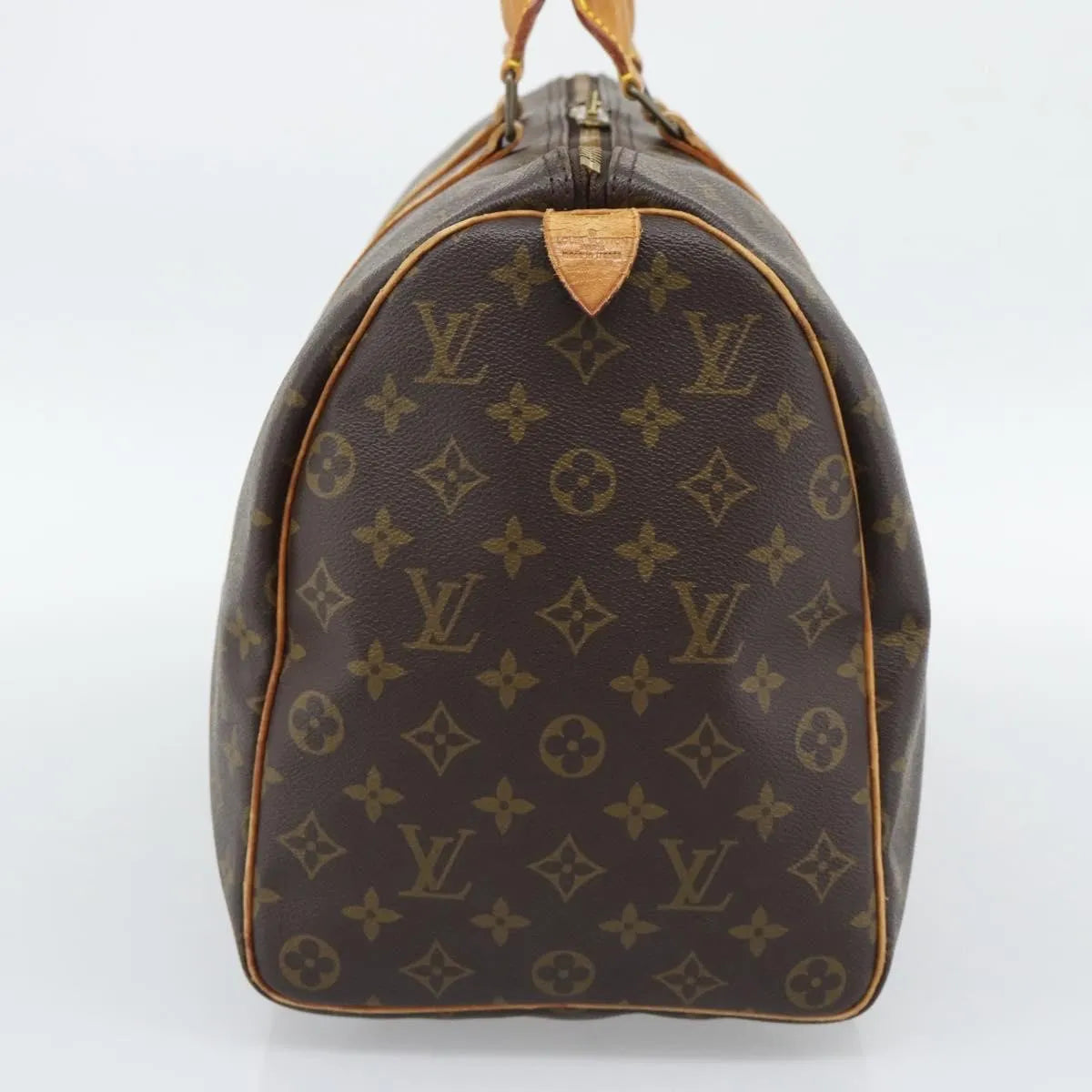 Louis Vuitton Keepall Monogram Brown Canvas Travel Bag Bag (Pre-Owned)