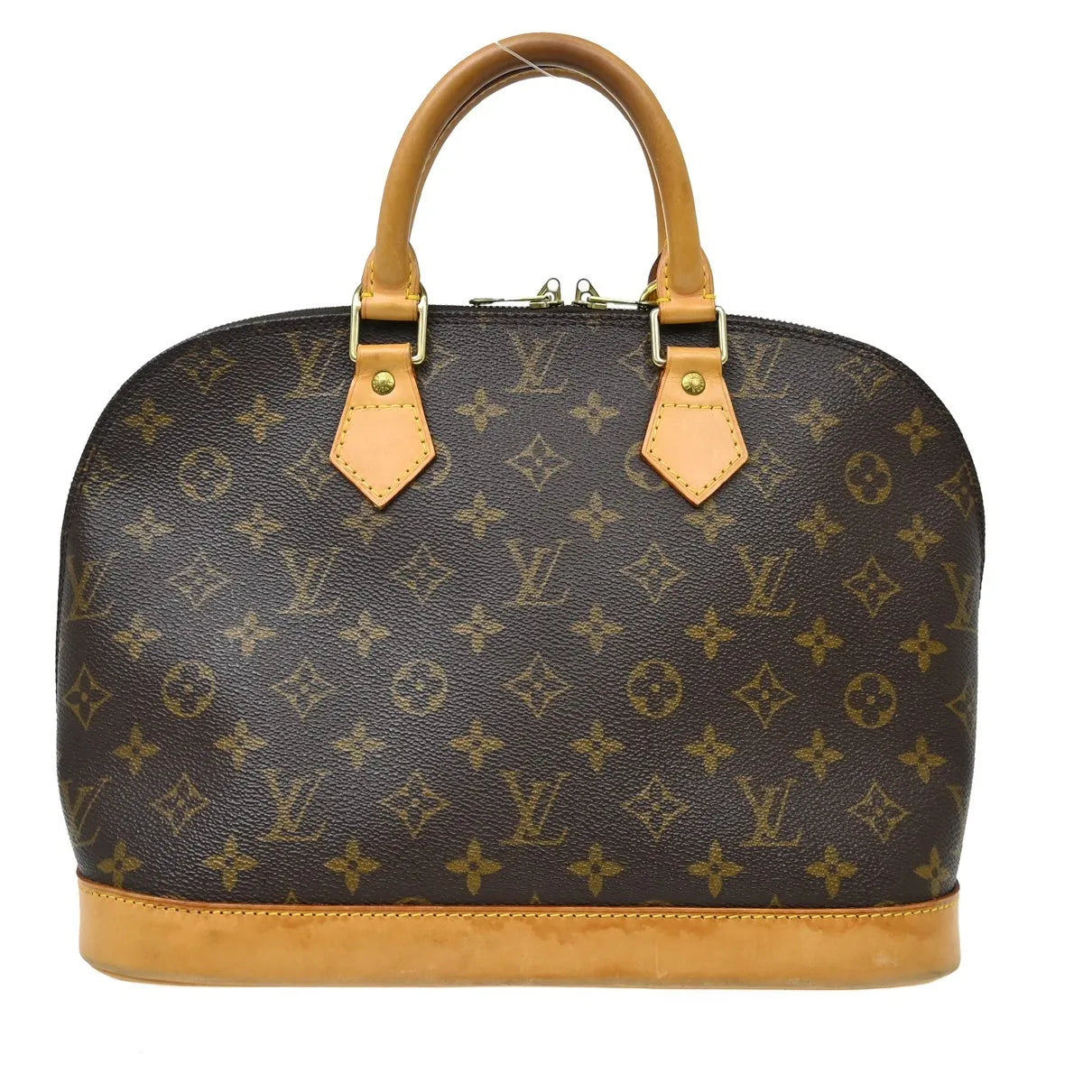 Louis Vuitton Alma Monogram Canvas Brown Canvas Handbag (Pre-Owned)