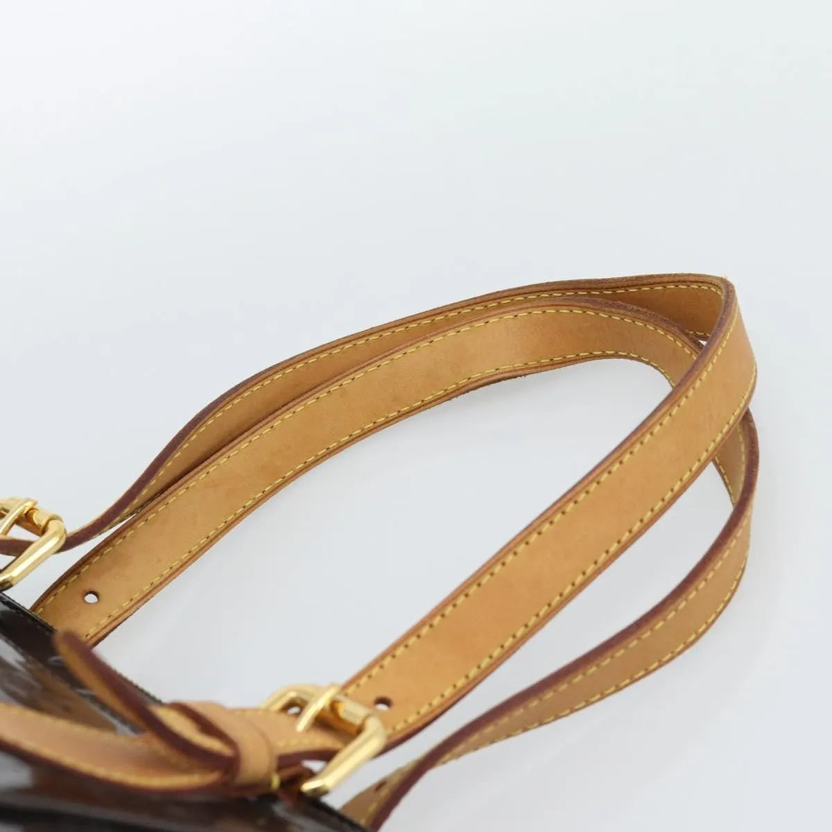 Louis Vuitton Rosewood Avenue Handbag Monogram Brown Patent_Leather Handbag (Pre-Owned)