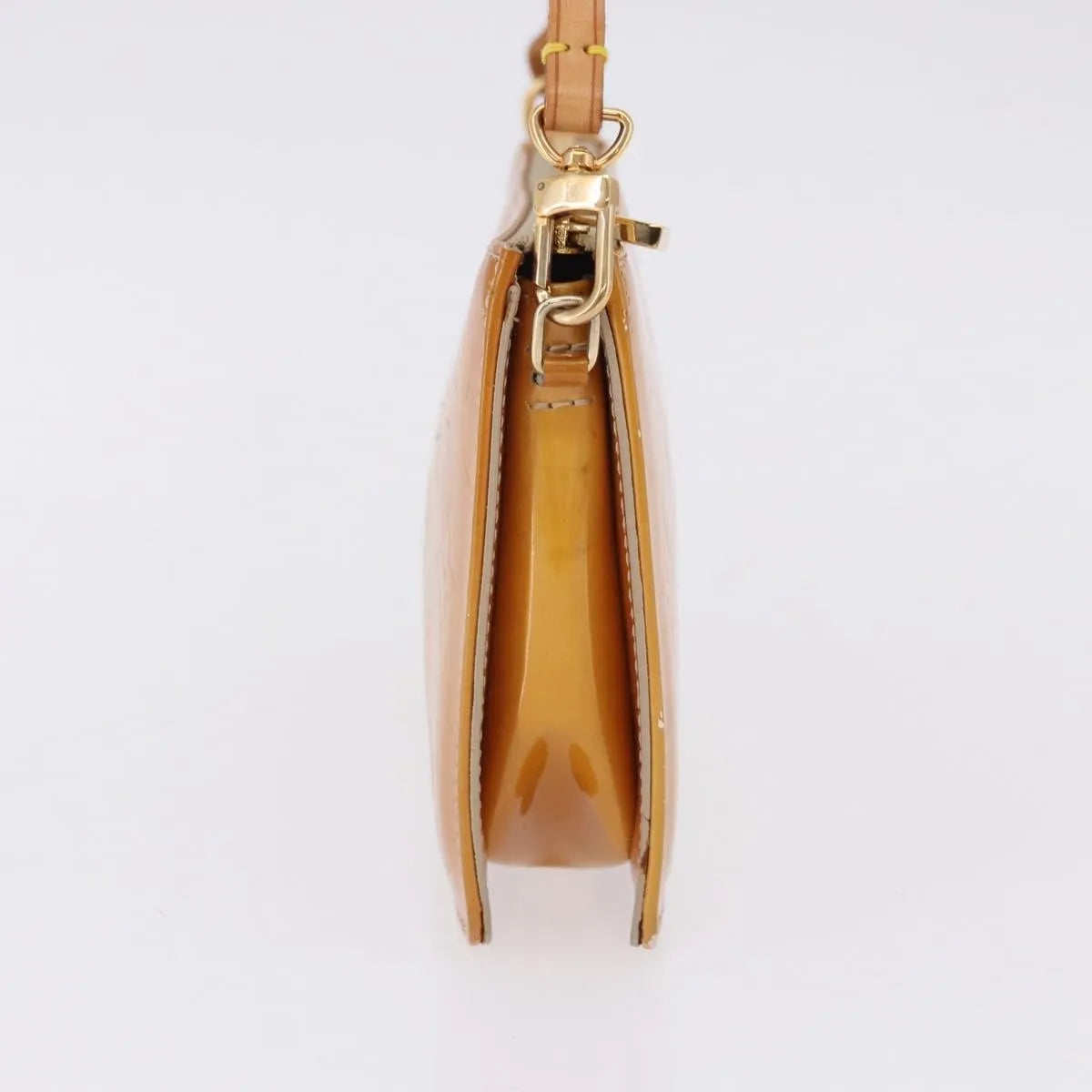 Louis Vuitton Lexington Pochette Monogram Vernis Beige Patent_Leather Clutche & Pouche Bag (Pre-Owned)