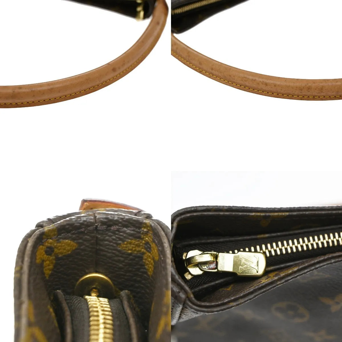 Louis Vuitton Monogram Looping Monogram Canvas Brown Canvas Handbag (Pre-Owned)