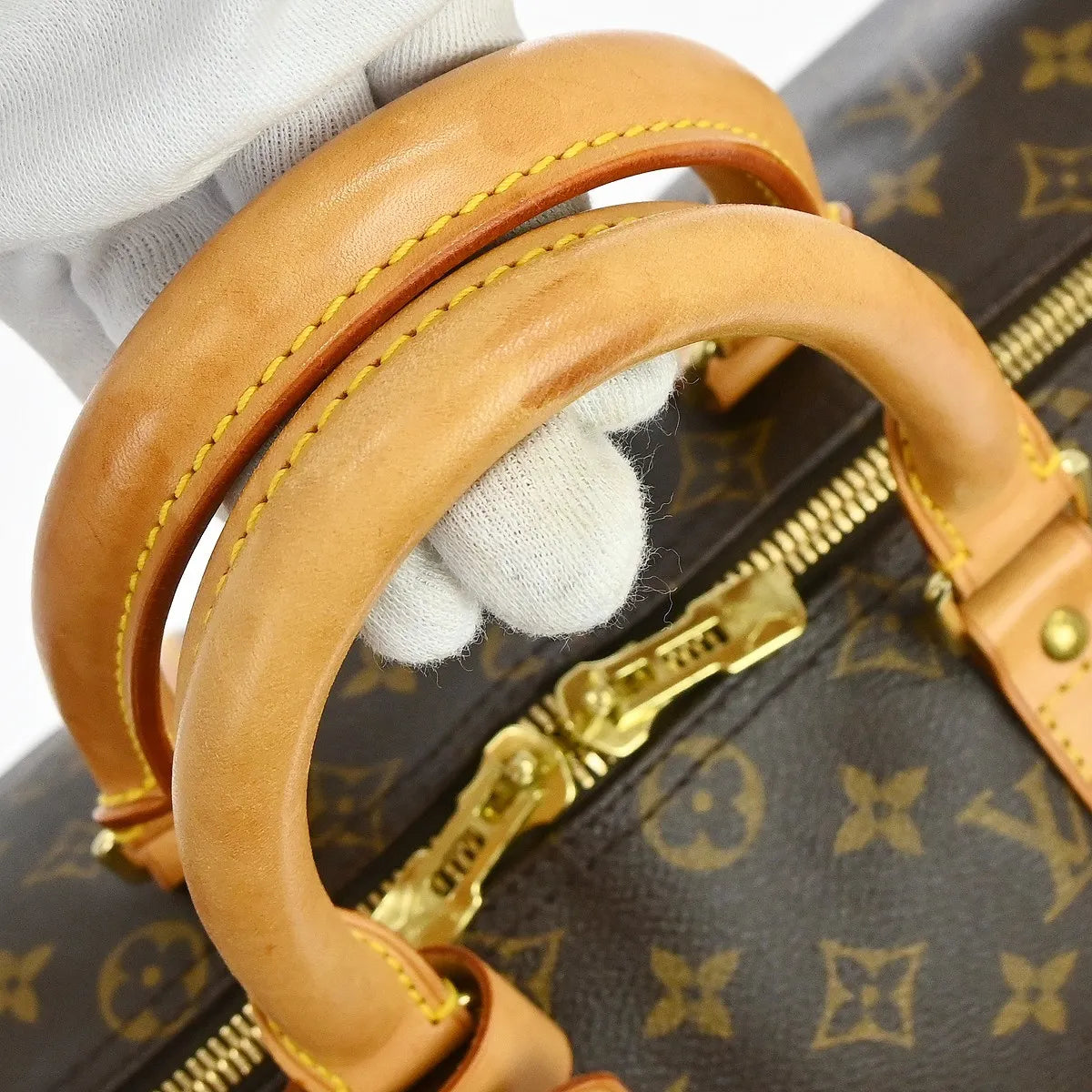 Louis Vuitton Keepall Monogram Canvas Brown Canvas Travel Bag Bag (Pre-Owned)