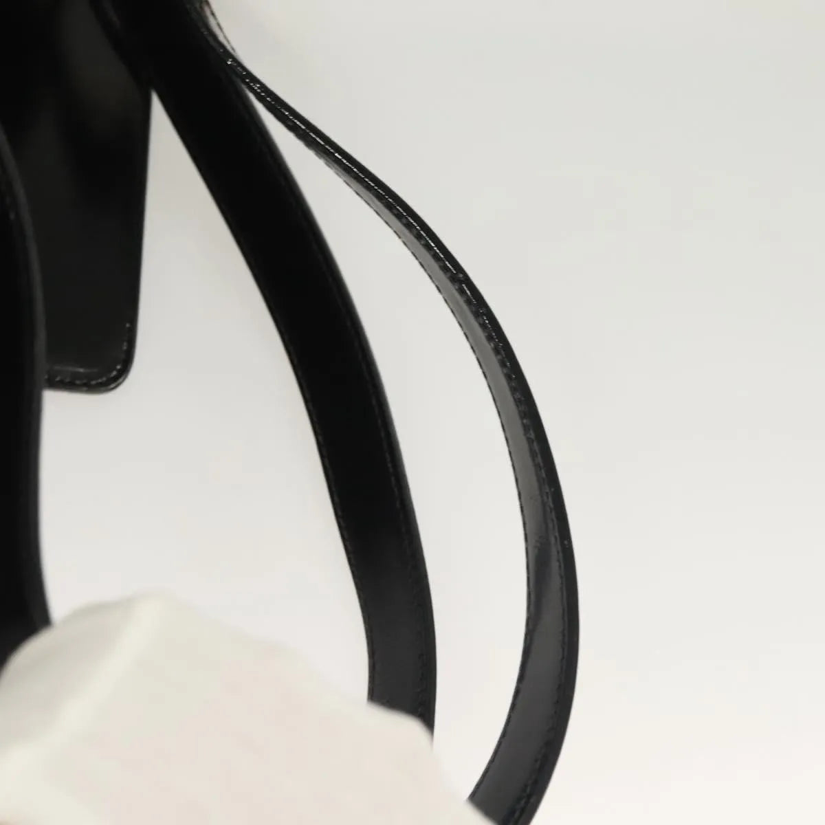 Salvatore Ferragamo Gancini Patent Leather Black Patent_Leather Backpack Bag (Pre-Owned)