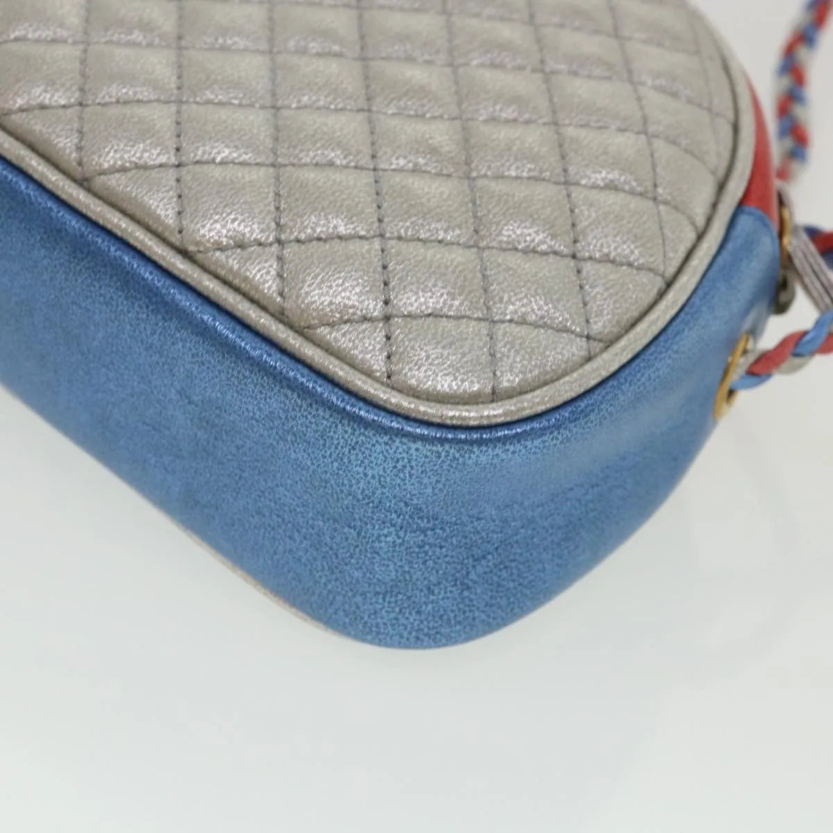 Gucci Trapuntata Camera Lambskin Multicolour Leather Shoulder Bag Bag (Pre-Owned)