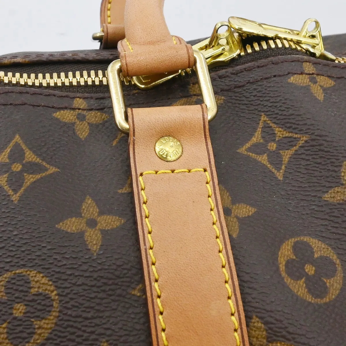 Louis Vuitton Keepall Monogram Canvas Brown Canvas Travel Bag Bag (Pre-Owned)