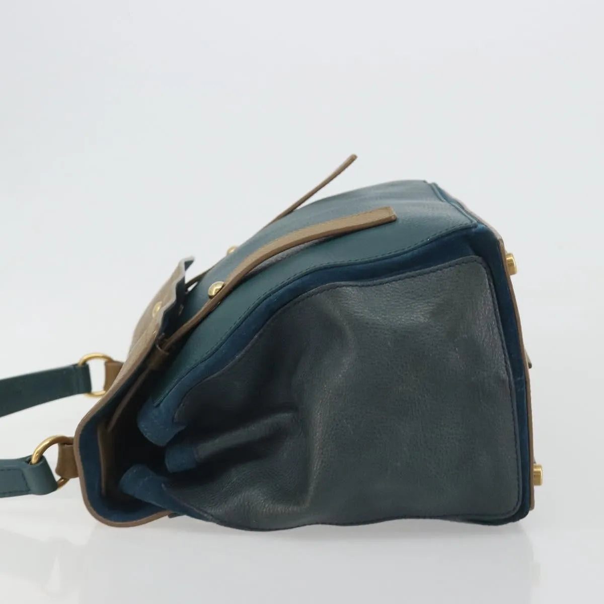 Saint Laurent Tricolor Muse Two Leather Multicolour Leather Handbag (Pre-Owned)