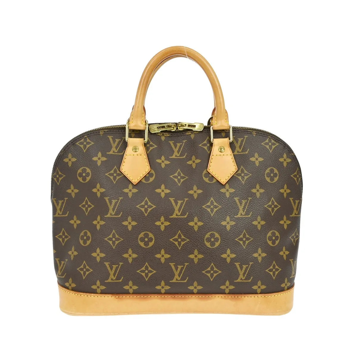 Louis Vuitton Alma Monogram Canvas Brown Canvas Handbag (Pre-Owned)