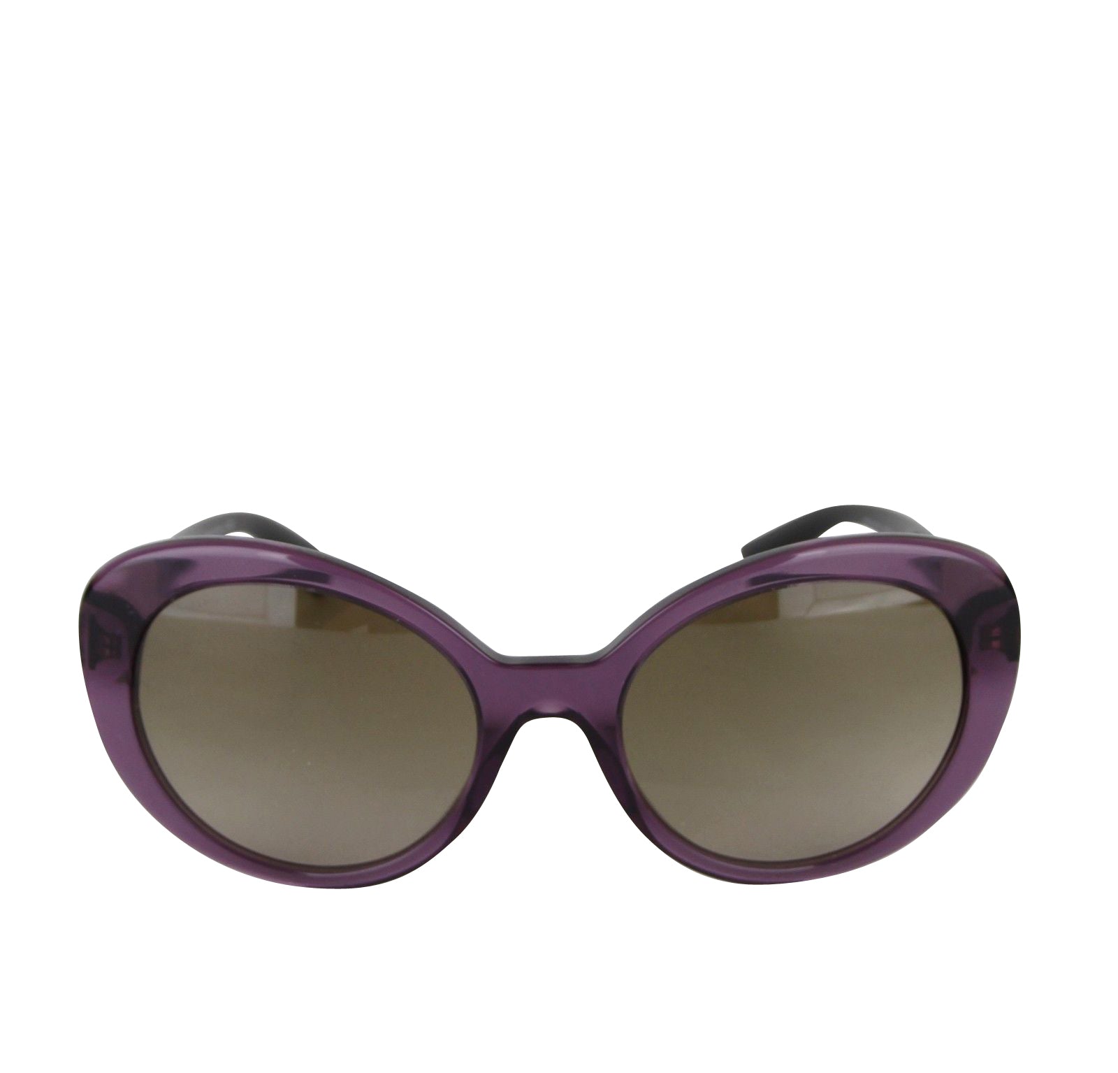 Versace Gradient Transparent Violet Metal Sunglasses
