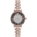 Emporio Armani Elegant Rose Gold-Tone Ladies Women's Watch