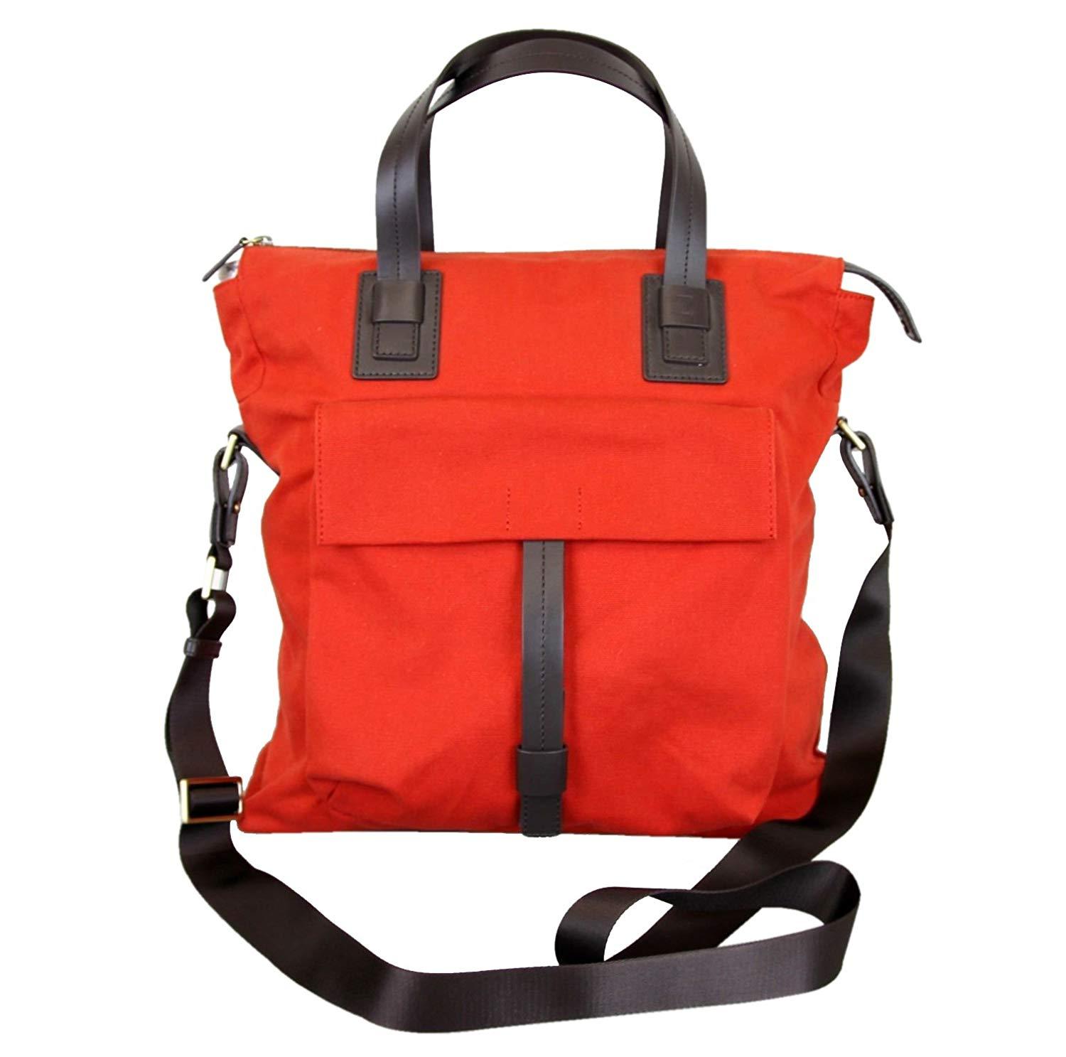 Z Zegna Unisex Canvas Messenger Bag