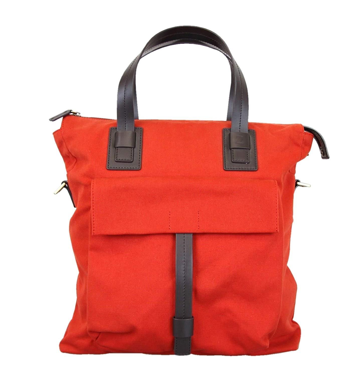 Z Zegna Unisex Canvas Messenger Bag