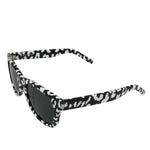 Saint Laurent Unisex White / Black Cheetah Print Sunglasses SL 51 Prints 447676 1098
