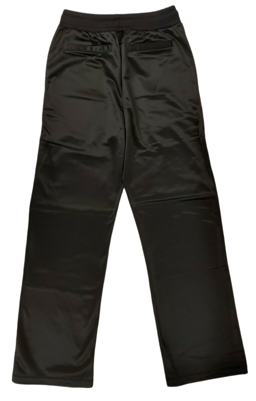 MCM Men's Black Straight Sweatpants with Olive Green Mesh MHP9ADA87BK (Regular; M)