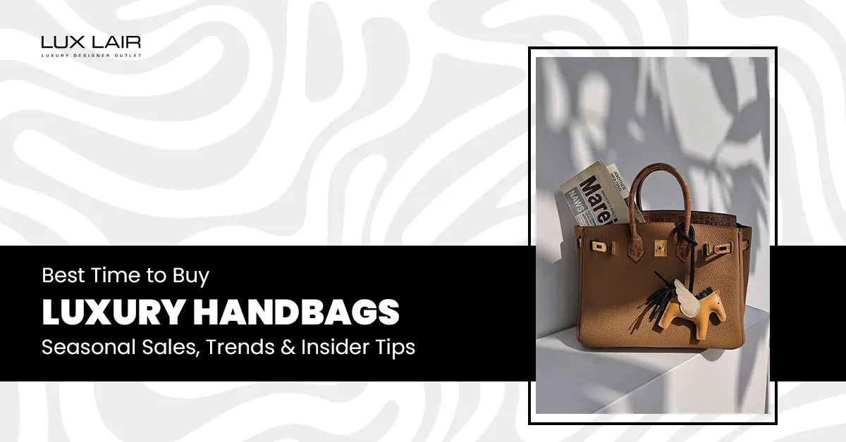 Best Time to Buy Luxury Handbags – Seasonal Sales, Discounts, Trends & Insider Tips