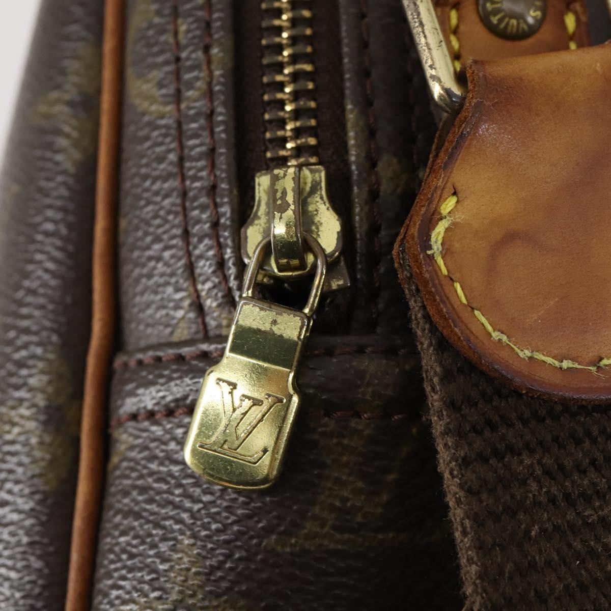 Louis Vuitton Reporter Monogram Canvas Brown Canvas Shoulder Bag Bag (Pre-Owned)