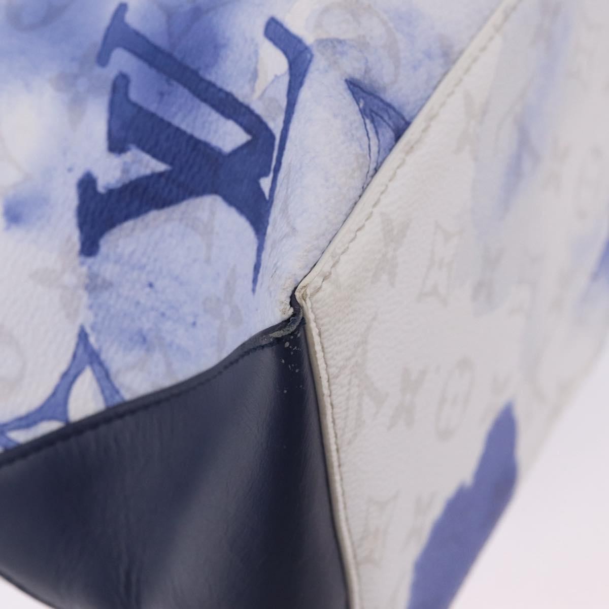 Louis Vuitton New Limited Edition Monogram Watercolor Canvas Blue Canvas Tote Bag Bag (Pre-Owned)