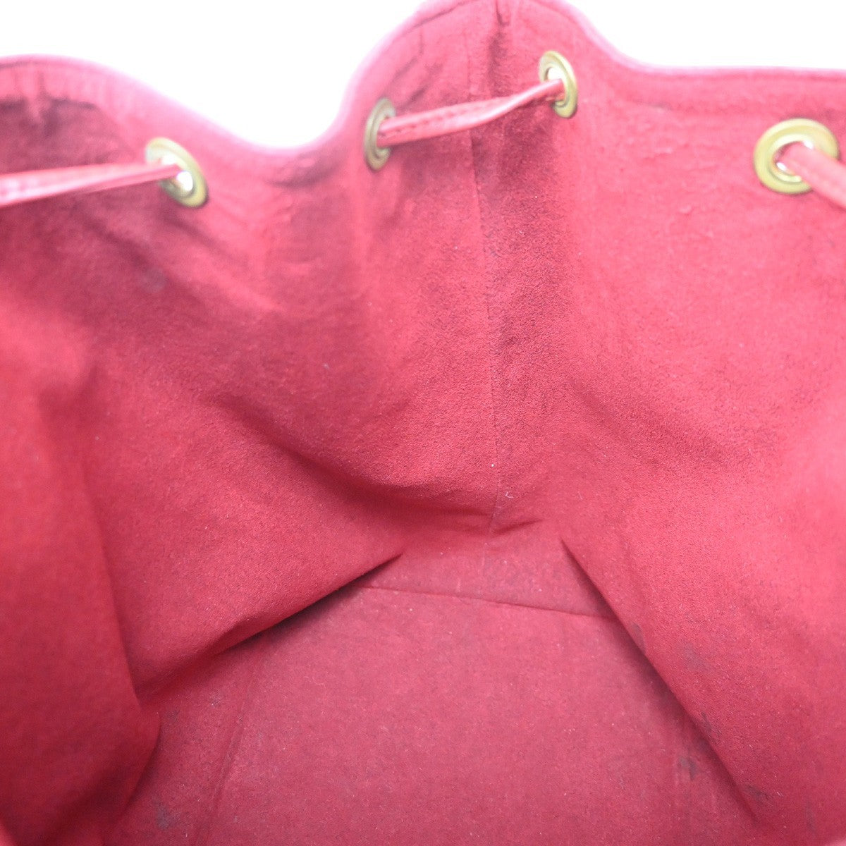 Louis Vuitton Petit Noe Epi Leather Red Leather Shoulder Bag Bag (Pre-Owned)