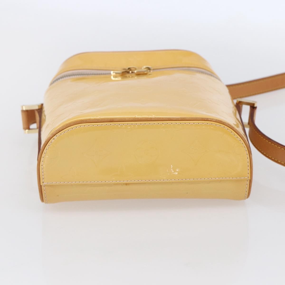 Louis Vuitton Vertical Taiga Leather Pink Patent_Leather Tote Bag Bag (Pre-Owned)