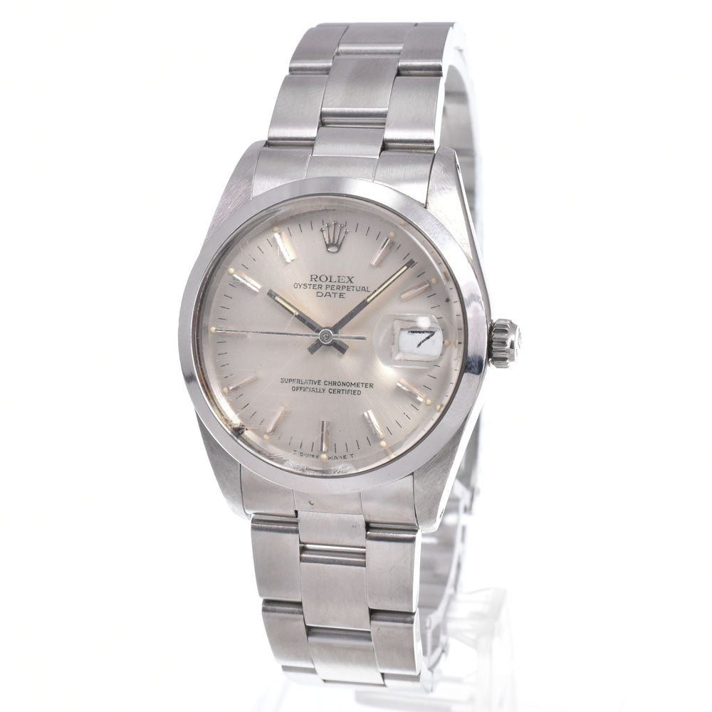 Rolex Oyster Perpetual Date Automatic Stainless Steel And White Gold Watch (Pre-Owned)