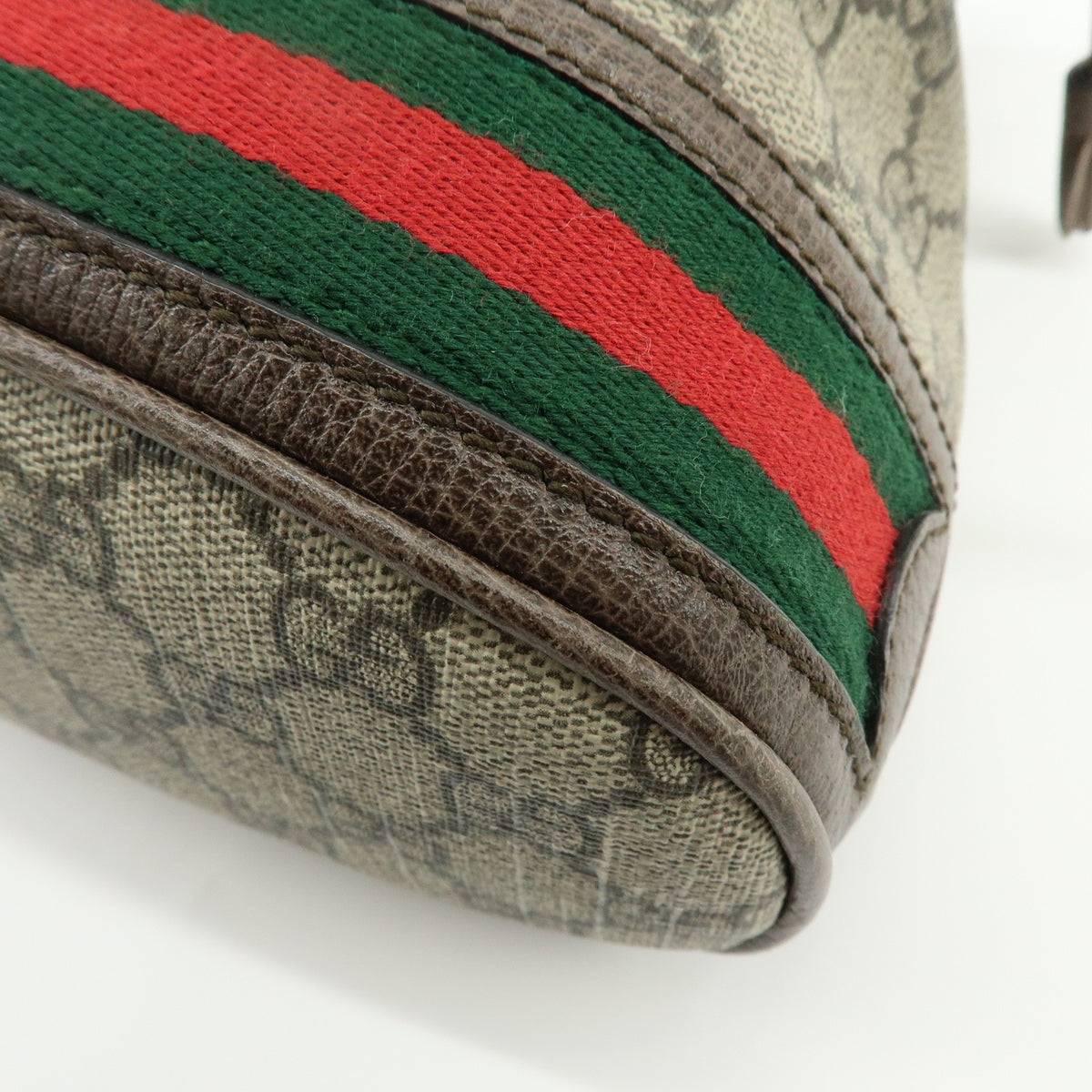 Gucci Ophidia Bucket Gg Coated Canvas Beige Canvas Handbag (Pre-Owned)