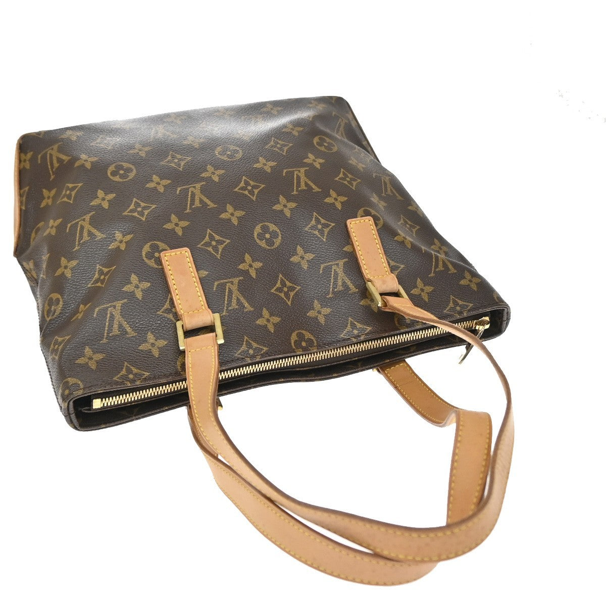 Louis Vuitton Cabas Piano Monogram Canvas Brown Canvas Tote Bag Bag (Pre-Owned)