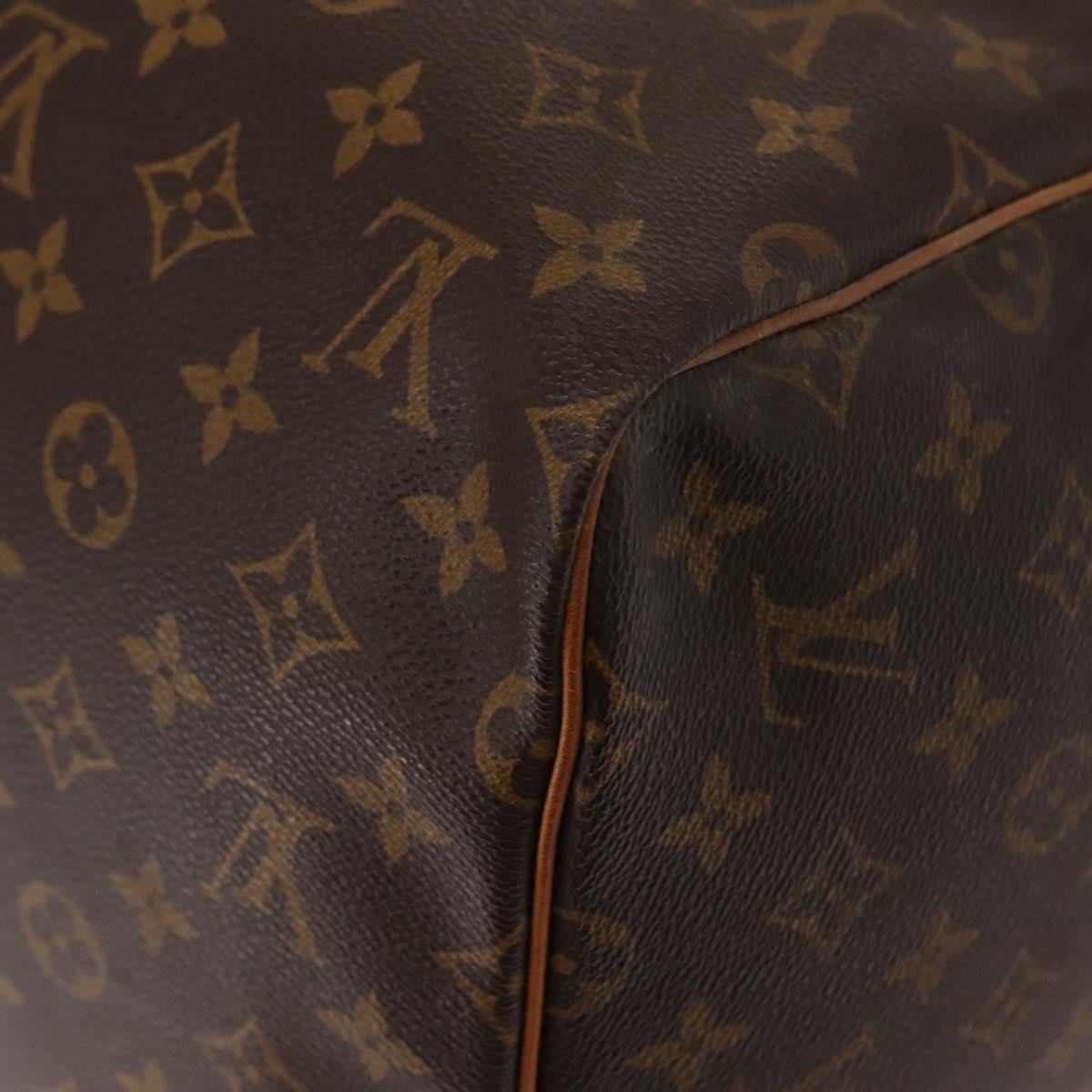 Louis Vuitton Keepall Monogram Canvas Brown Canvas Travel Bag Bag (Pre-Owned)