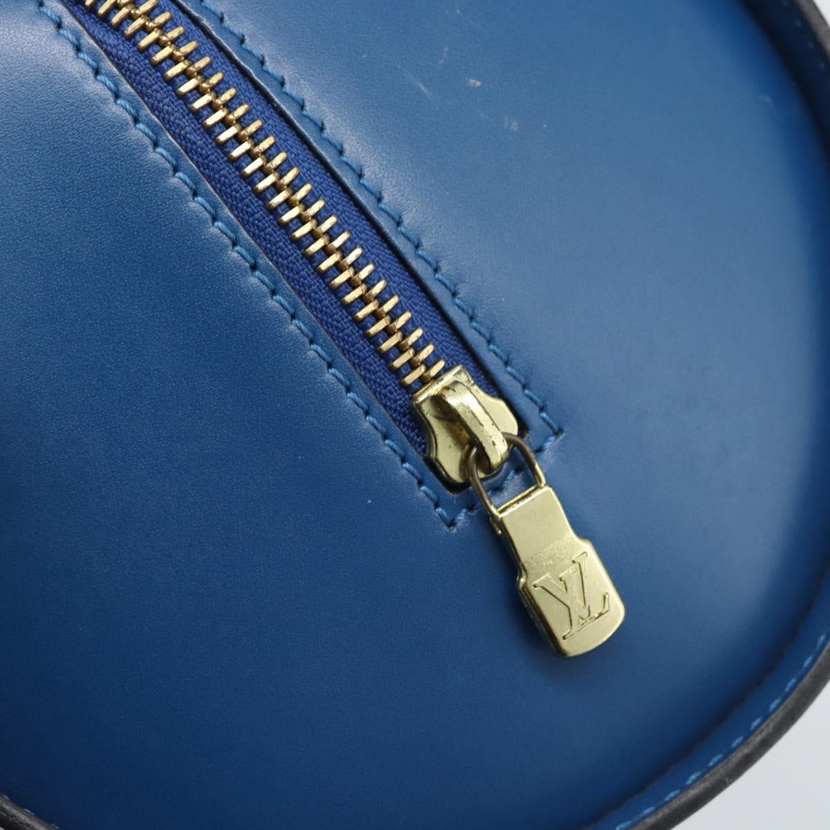 Louis Vuitton Soufflot Epi Leather Blue Leather Handbag (Pre-Owned)