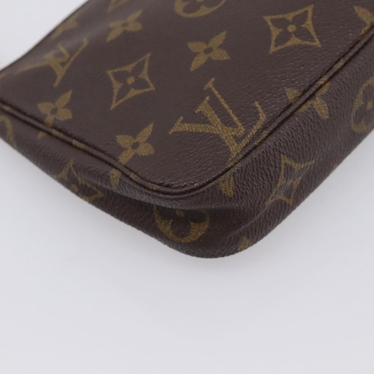 Louis Vuitton Pochette Accessoires Nm Monogram Canvas Brown Canvas Clutche & Pouche Bag (Pre-Owned)