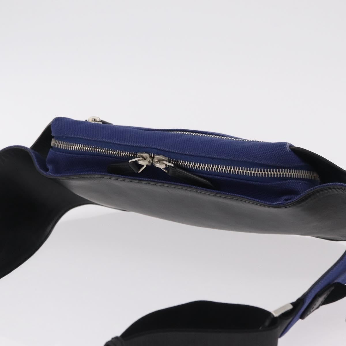 Balenciaga Navy Neo Lift Waist Canvas And Leather Blue Canvas Handbag (Pre-Owned)