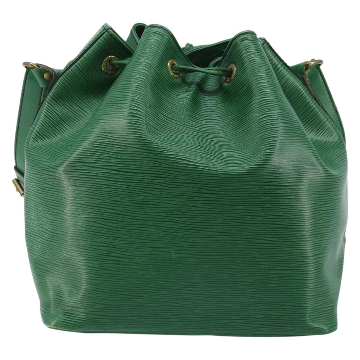 Louis Vuitton Petit Noe Epi Leather Green Leather Shoulder Bag Bag (Pre-Owned)