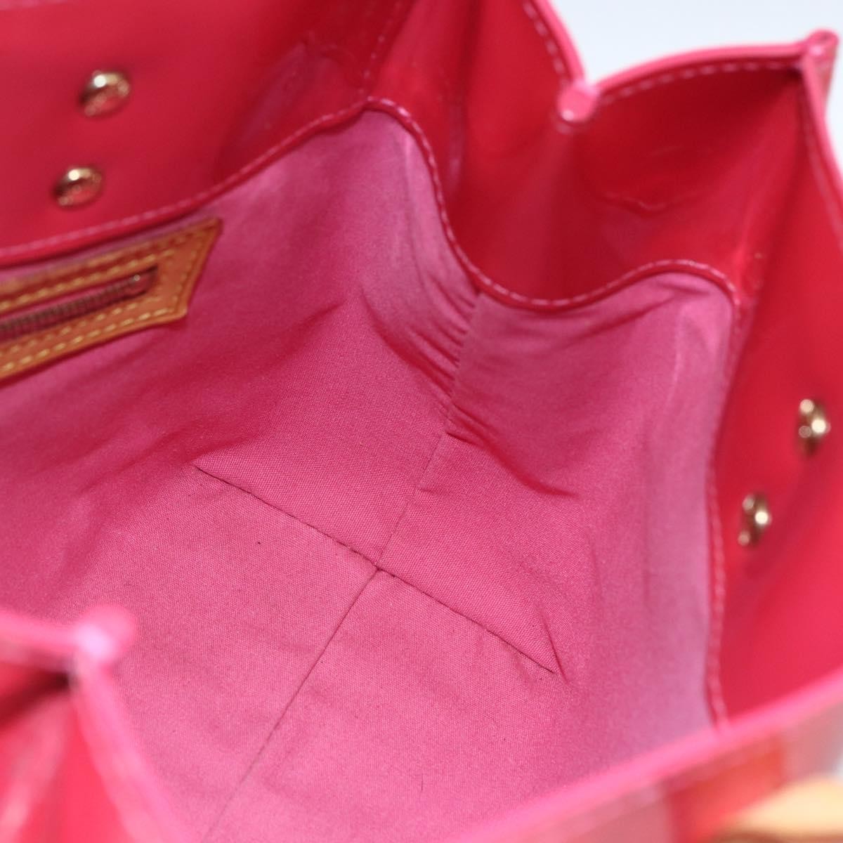 Louis Vuitton Reade Monogram Vernis Pink Patent_Leather Handbag (Pre-Owned)