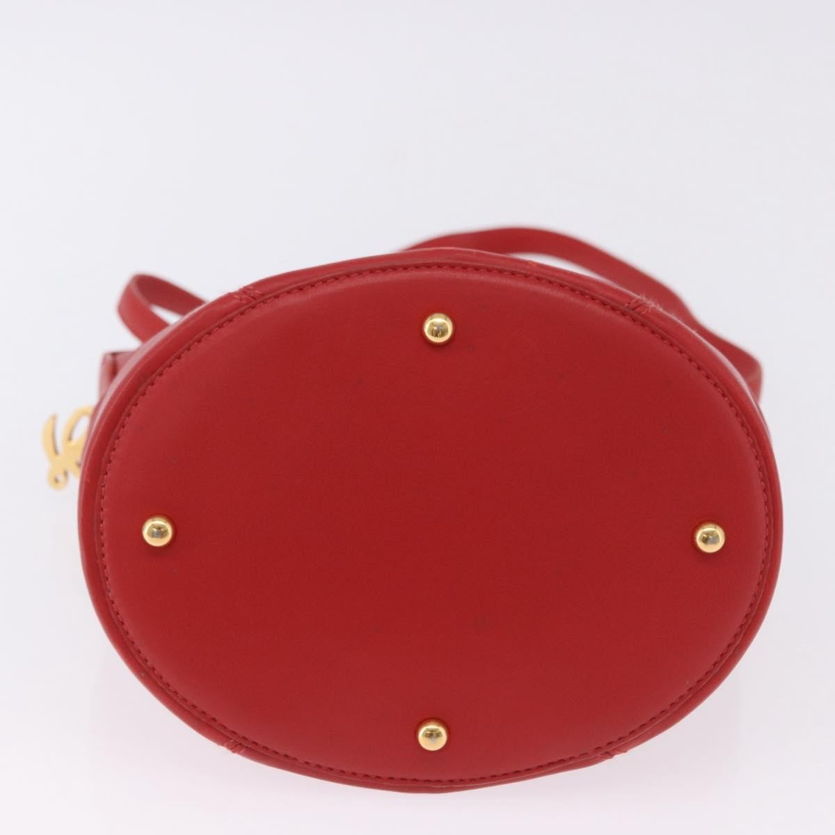 Loewe Vintage Leather Red Leather Shoulder Bag Bag (Pre-Owned)