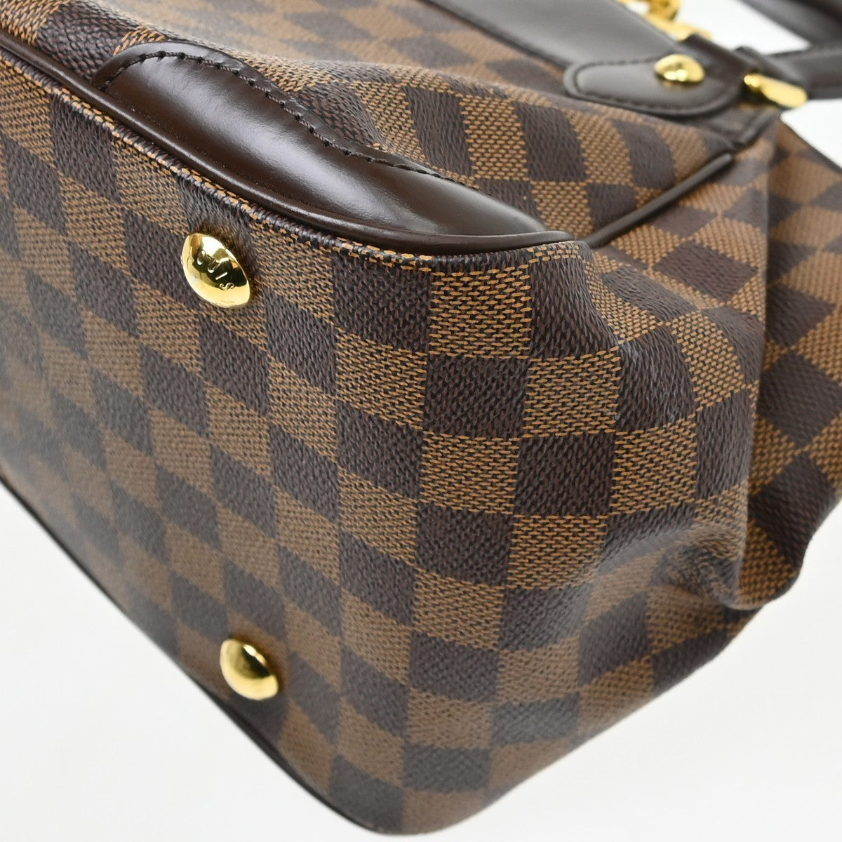 Louis Vuitton Verona Damier Ebene Brown Canvas Tote Bag Bag (Pre-Owned)