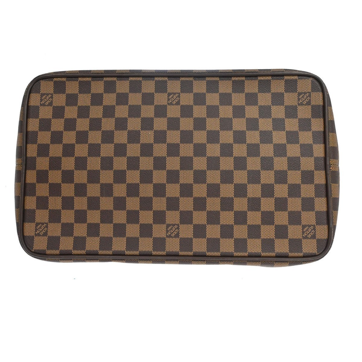 Louis Vuitton Greenwich Travel Damier Ebene Brown Canvas Handbag (Pre-Owned)