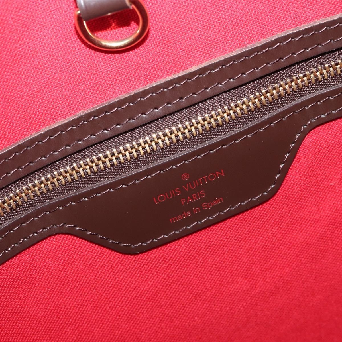 Louis Vuitton Cabas Rivington Damier Brown Canvas Tote Bag Bag (Pre-Owned)