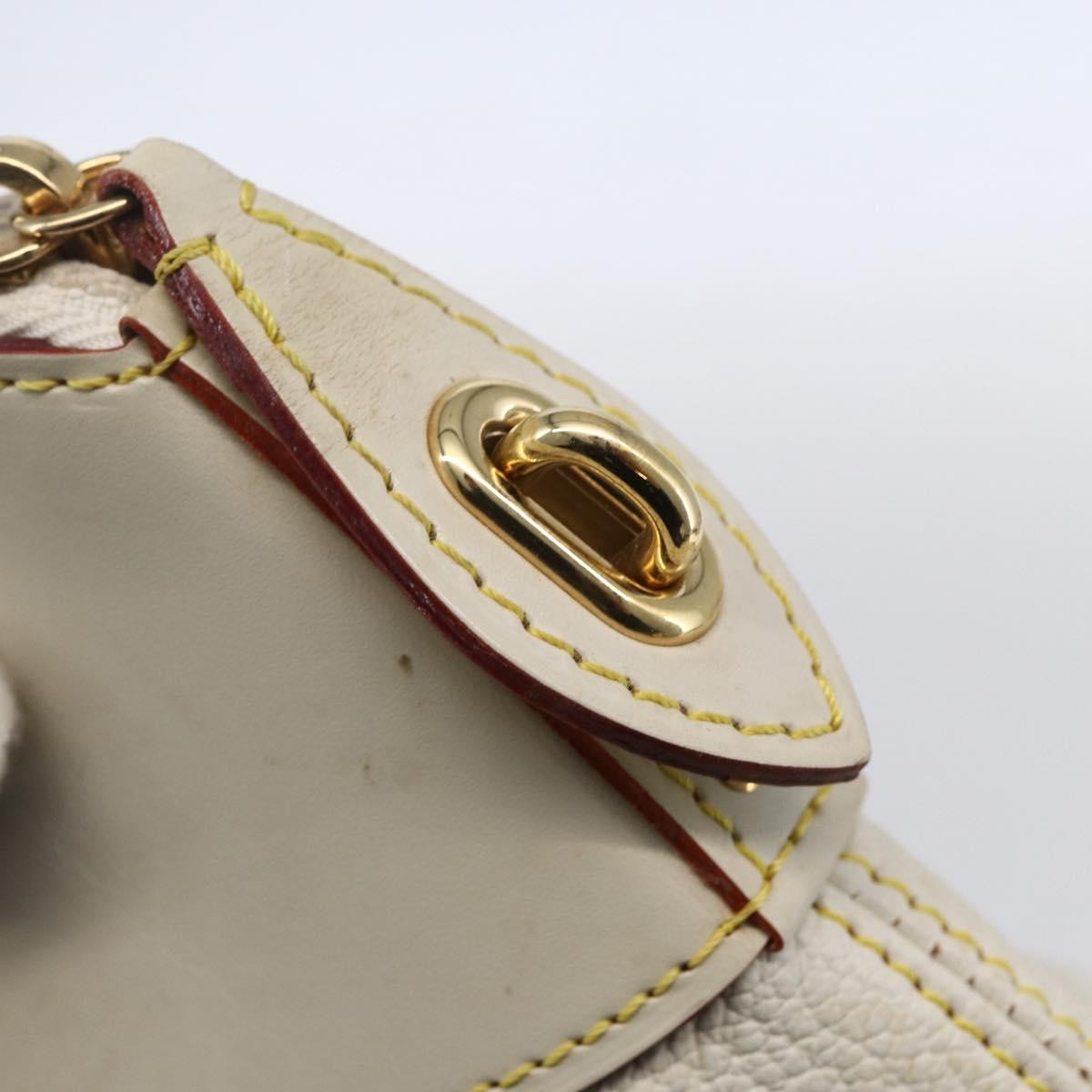 Louis Vuitton Suhali Lockit Leather White Leather Tote Bag Bag (Pre-Owned)