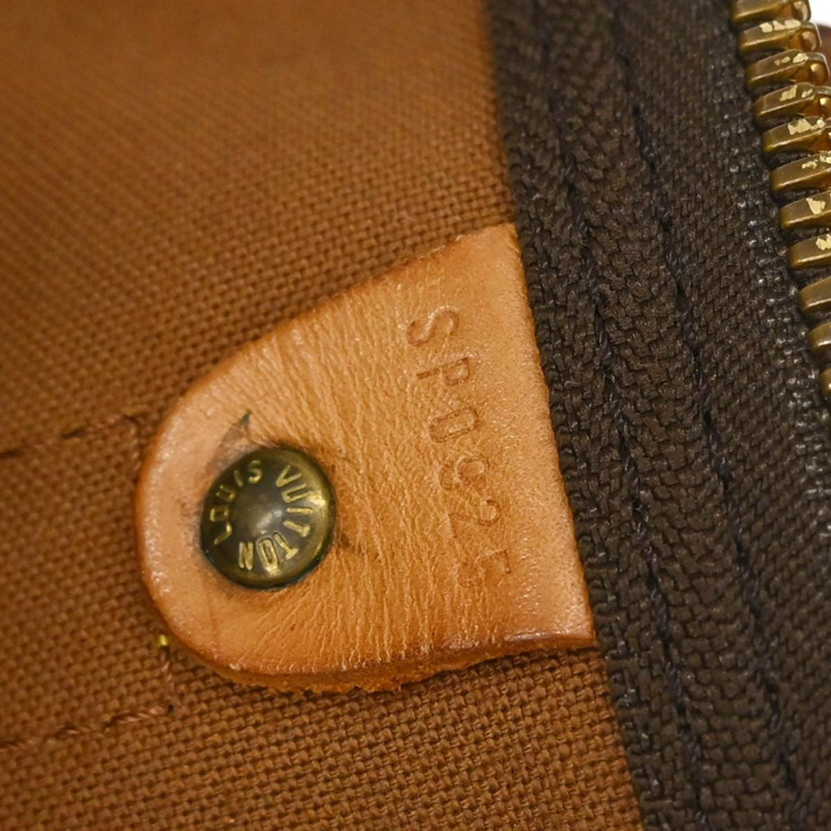 Louis Vuitton Keepall Monogram Canvas Brown Canvas Travel Bag Bag (Pre-Owned)