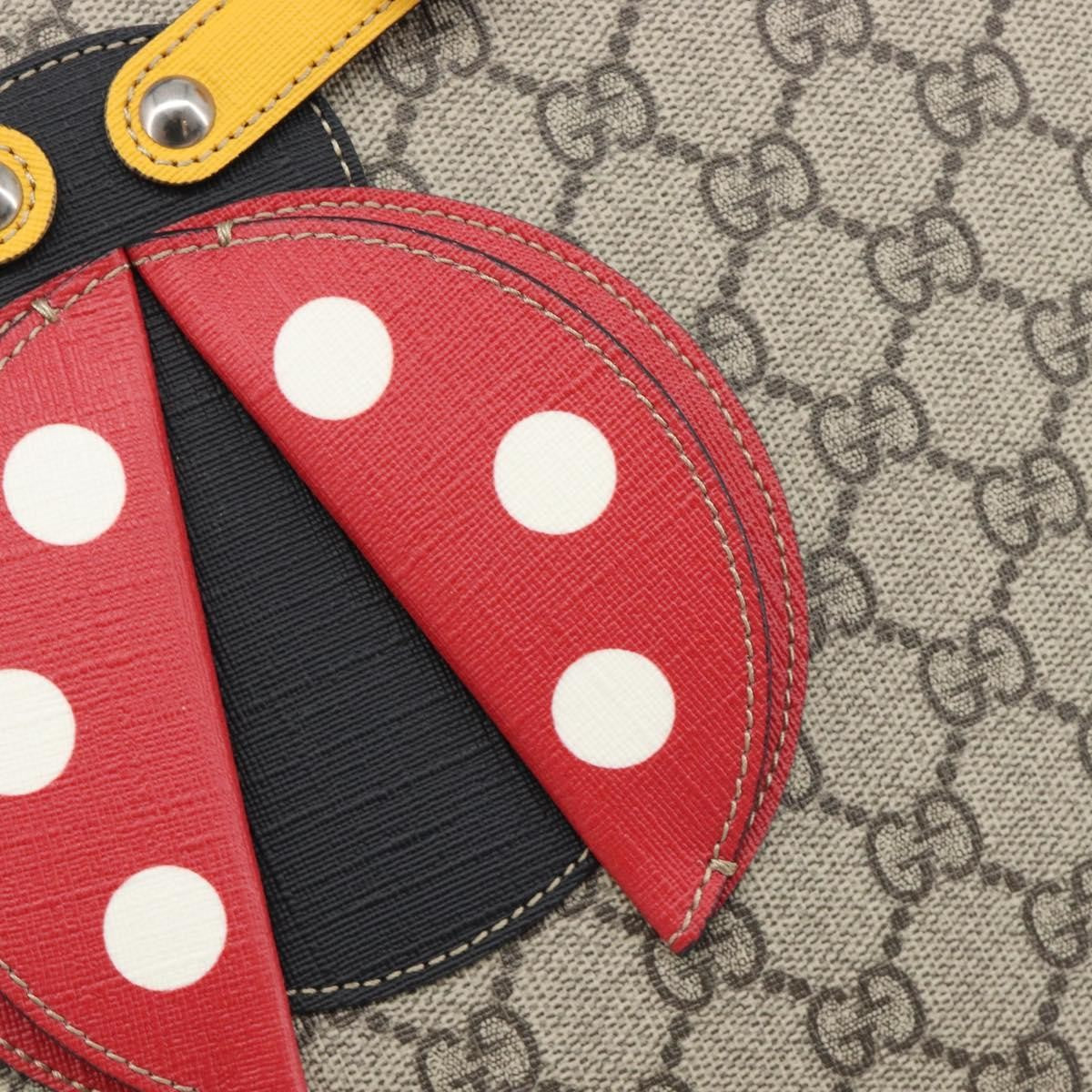 Gucci Children's Convertible Gg Coated Canvas With Applique Beige Canvas Tote Bag Bag (Pre-Owned)