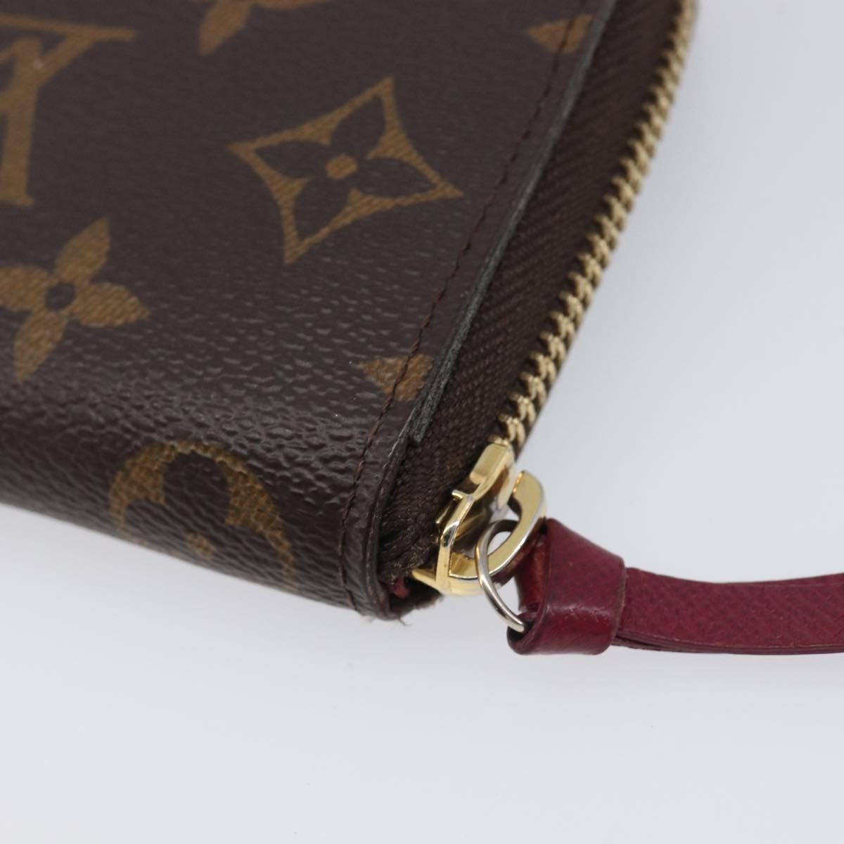 Louis Vuitton Clemence Monogram Canvas Brown Canvas Wallets Accessory (Pre-Owned)