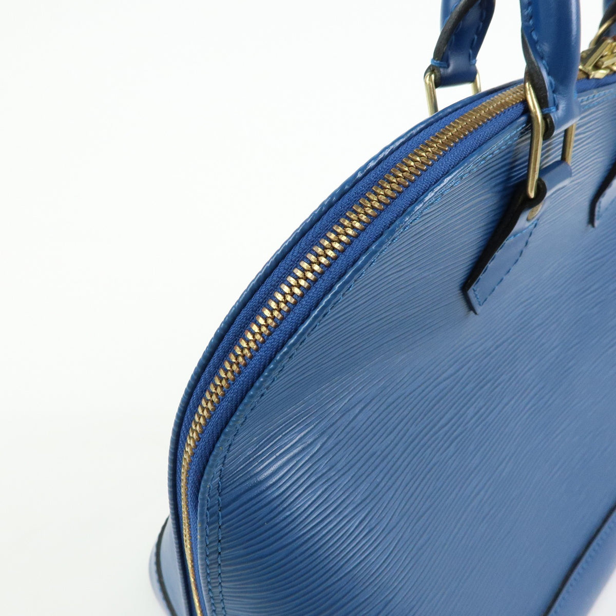 Louis Vuitton Alma Epi Leather Blue Leather Handbag (Pre-Owned)