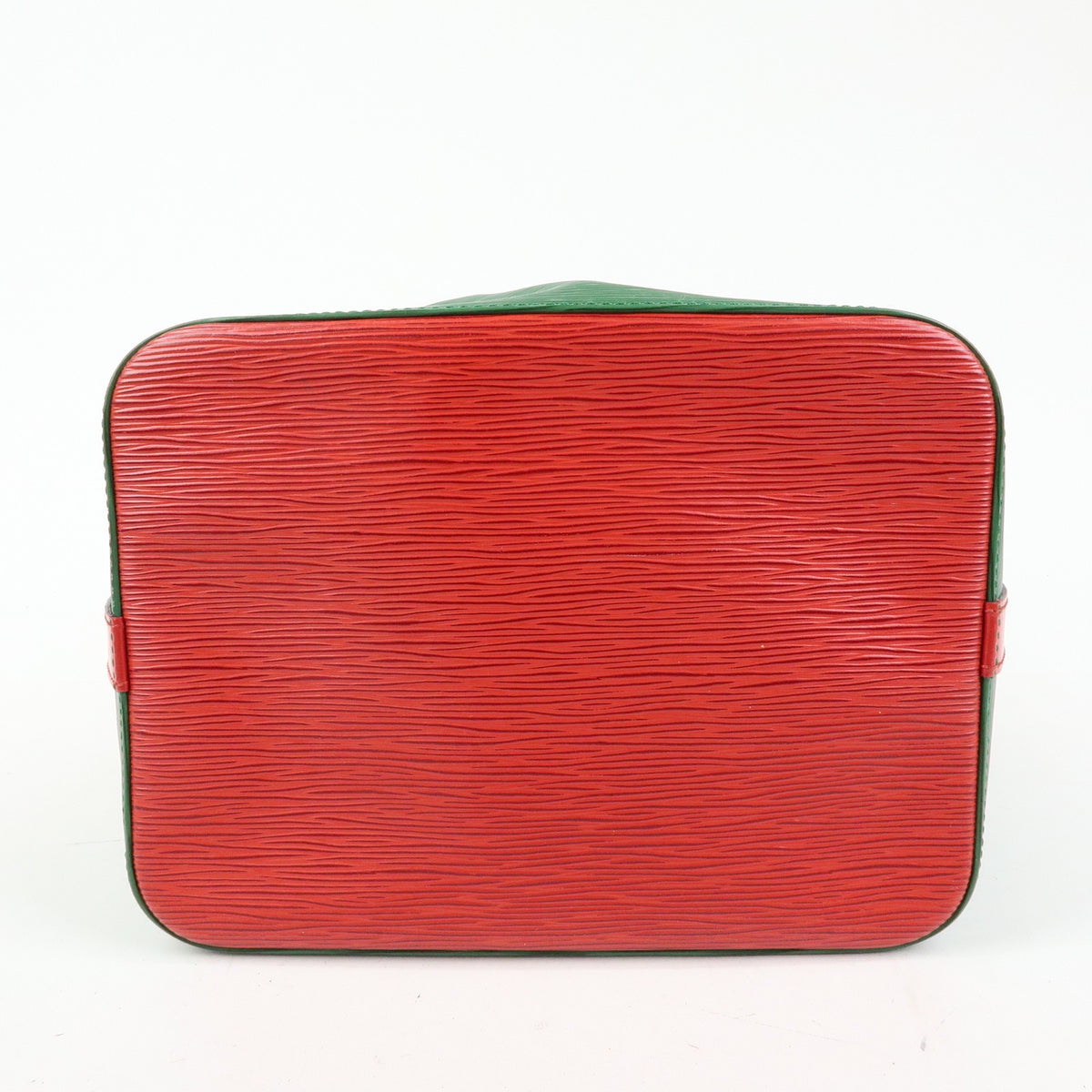 Louis Vuitton Bicolor Petit Noe Epi Leather Green Leather Handbag (Pre-Owned)